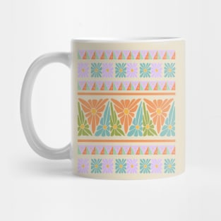 Colorful Flower Seamless Pattern Mug